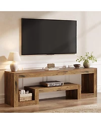 Slickblue Media Console Tv Stand for Living Room Entertainment