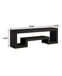 Slickblue Media Console Tv Stand for Living Room Entertainment
