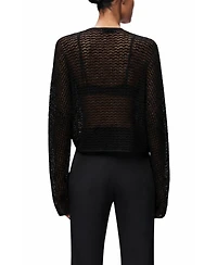 Nocturne Women's Wrap Mesh Blouse