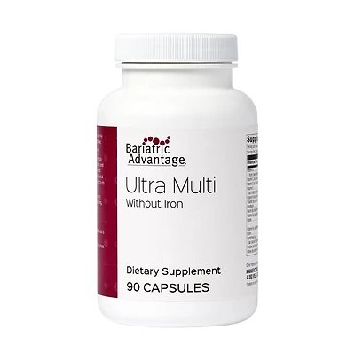 Bariatric Advantage Ultra Multi Without Iron, High Potency Daily Multivitamin for Bariatric Surgery Patients with 22