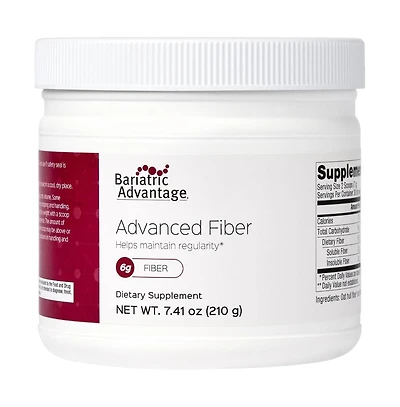 Bariatric Advantage Advanced Fiber - Powdered Formula Supports a Healthy Intestinal Environment and Aids Absorption of Calcium