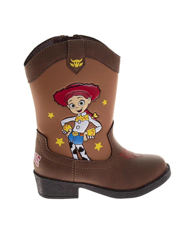 Disney Big Girls 6-12 Toy Story Girls' Cowboy Boots Classic Western Style