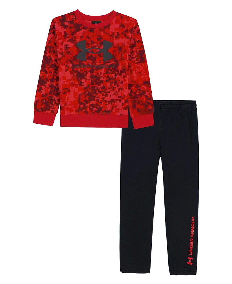 Under Armour Toddler Boys' 2T-4T Rival Fleece Hoodie and Joggers, 2-Piece Set