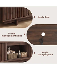 gaomon 63 Inch Farmhouse Tv Stand
