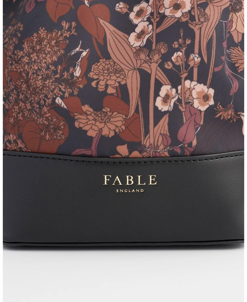 Fable England Women's Deco Bloom Bucket Bag