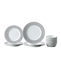 Fortessa Ornament 12-Piece Dinnerware Set, Service for 4