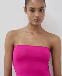 Mango Women's Strapless Midi-Dress