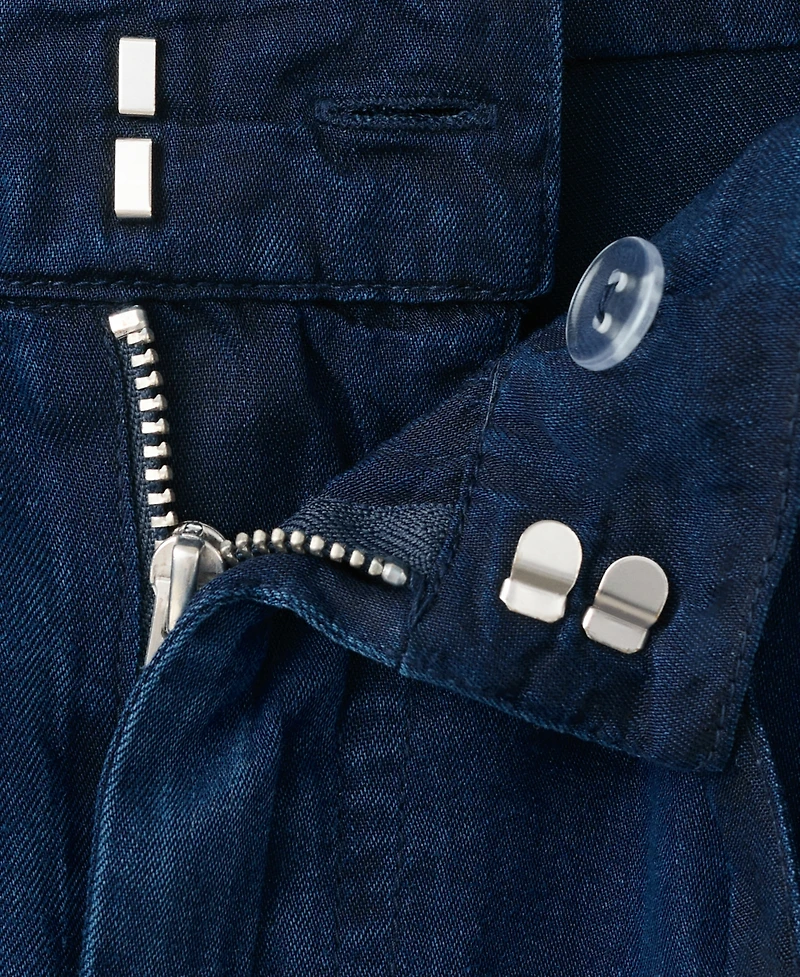 Mango Women's Bow And Belt Denim Jeans
