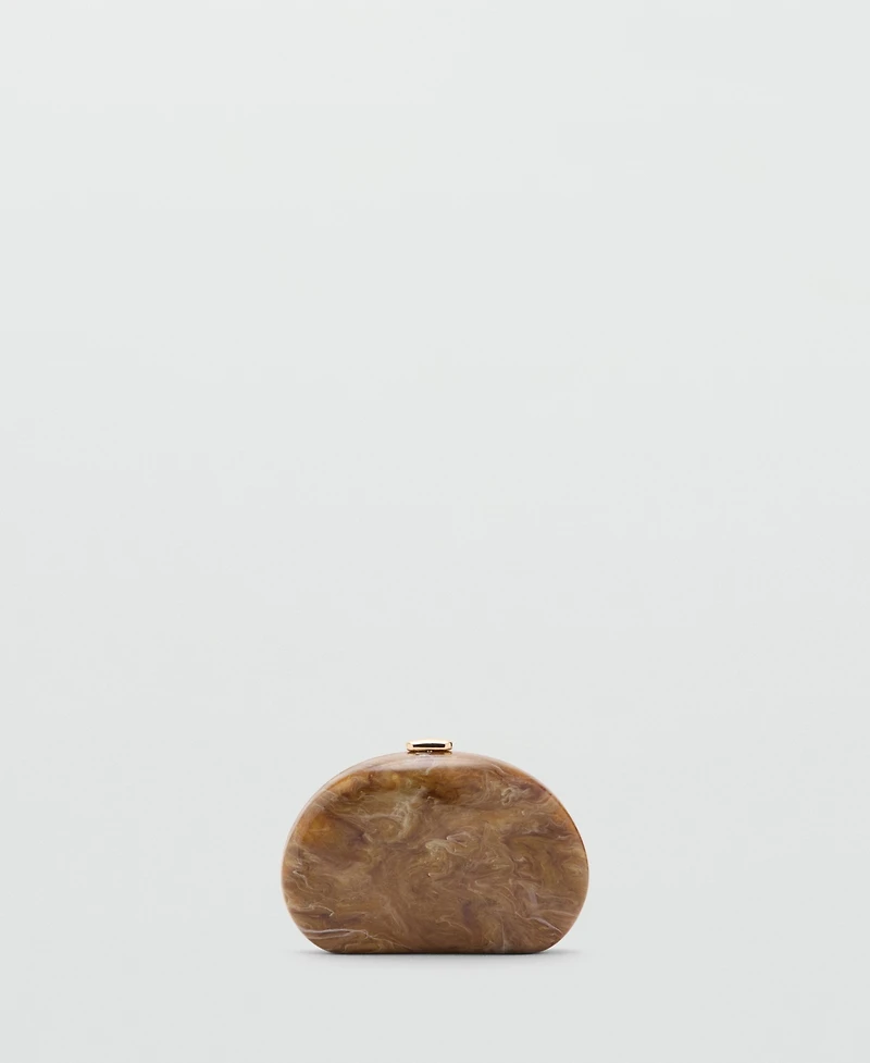 Mango Women's Oval Clutch Bag