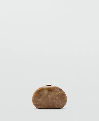 Mango Women's Oval Clutch Bag