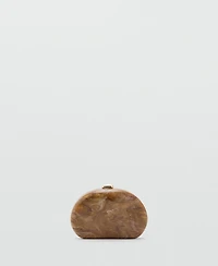 Mango Women's Oval Clutch Bag