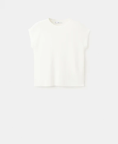 Mango Women's Short-Sleeve Cotton Sweater