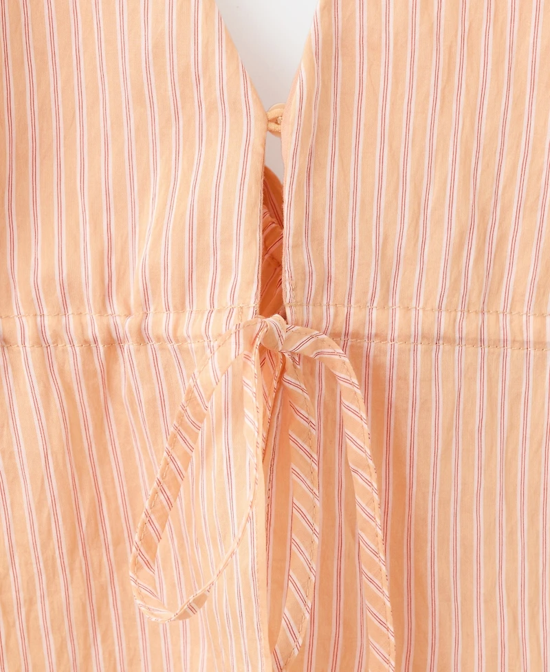 Mango Women's Striped Lyocell Halter Top