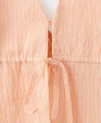 Mango Women's Striped Lyocell Halter Top