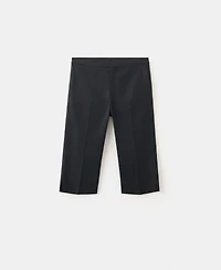 Mango Women's Linen Capri Pants