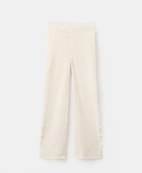 Mango Women's Openwork Knitted Pants
