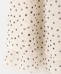 Mango Women's Bow Polka-Dot Blouse