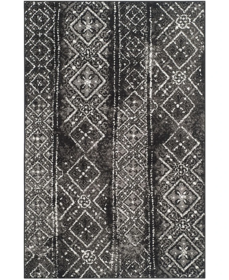 Safavieh Adirondack 111 Black and Silver 8' x 10' Area Rug