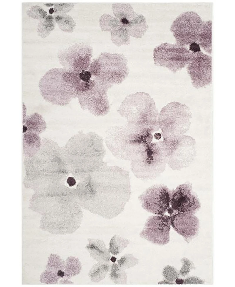 Safavieh Adirondack Ivory and Purple 5'1" x 7'6" Area Rug