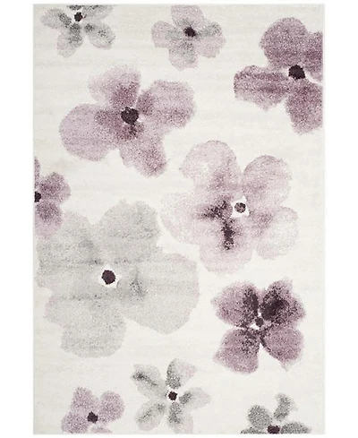 Safavieh Adirondack Ivory and Purple 5'1" x 7'6" Area Rug