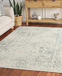 Safavieh Adirondack 109 Ivory and Slate 5'1" x 7'6" Area Rug