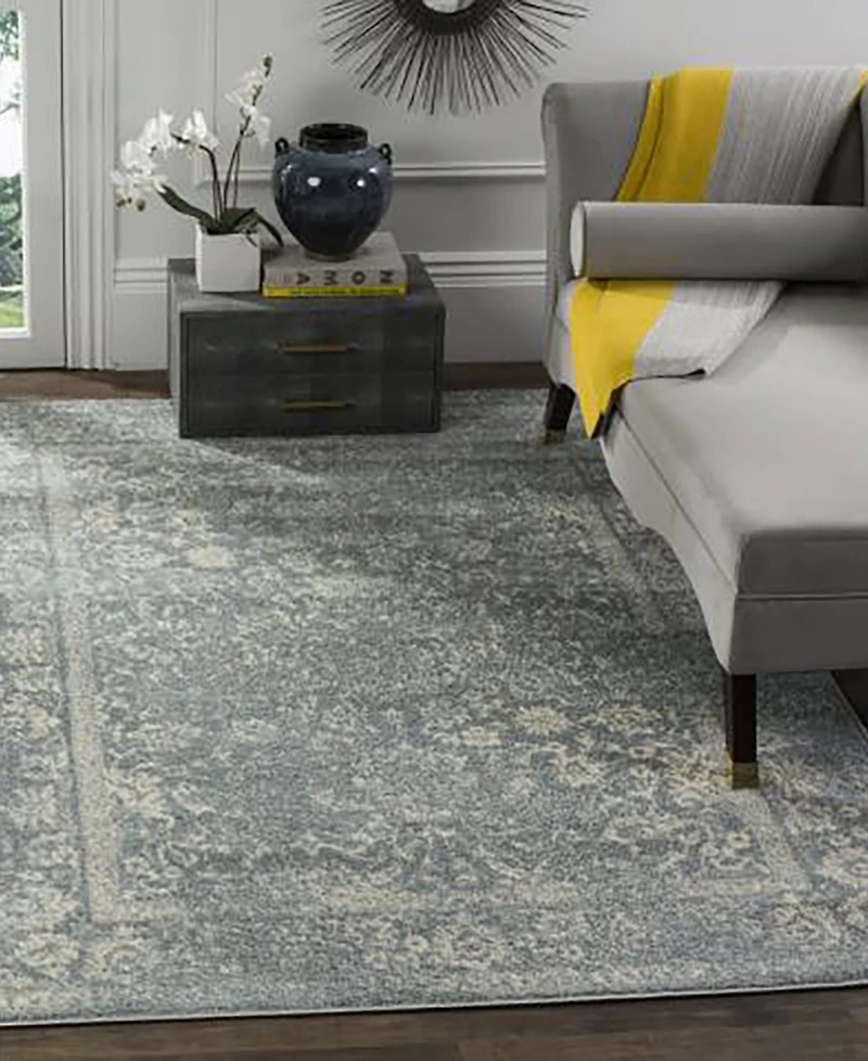 Safavieh Adirondack 109 Slate and Ivory 8' x 10' Area Rug