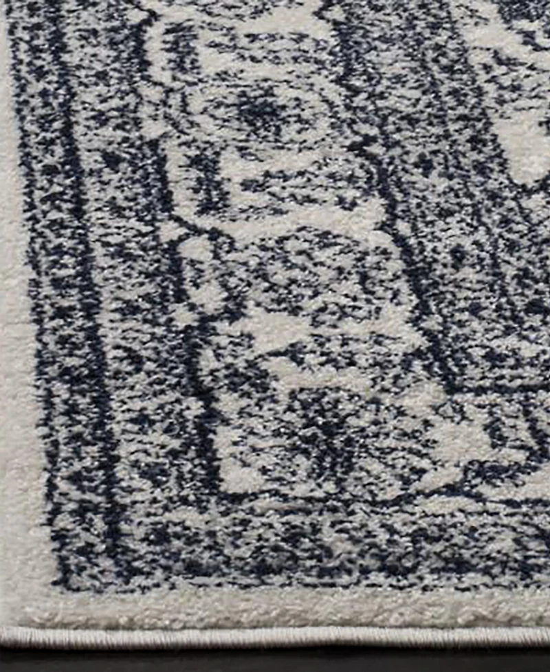 Safavieh Adirondack 108 Ivory and Navy 5'1" x 7'6" Area Rug