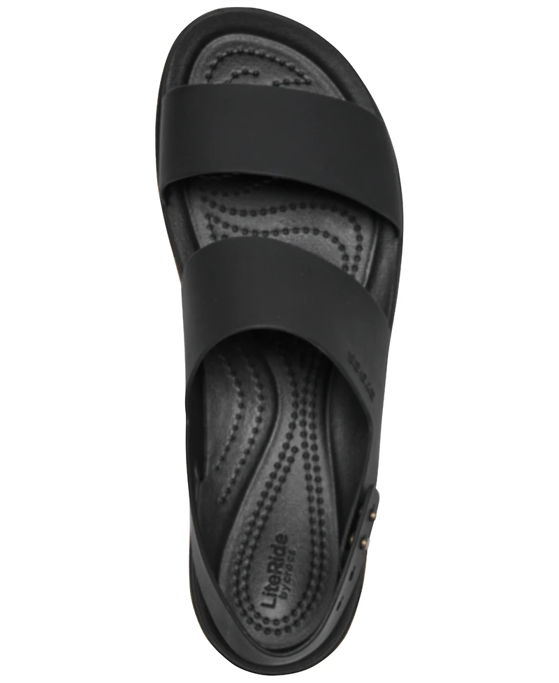 Crocs Women's Brooklyn Cork Low Wedge Sandals
