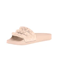 Carmen Sol Girls Mini Blush Slides Sandals