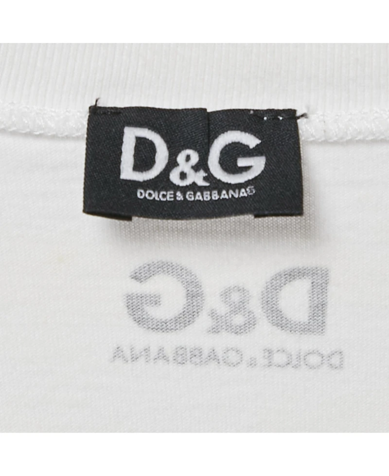 Pre-Owned Dolce & Gabbana Men's Pop Print Cotton Crew Neck T-Shirt