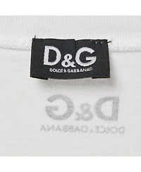 Pre-Owned Dolce & Gabbana Men's Pop Print Cotton Crew Neck T-Shirt