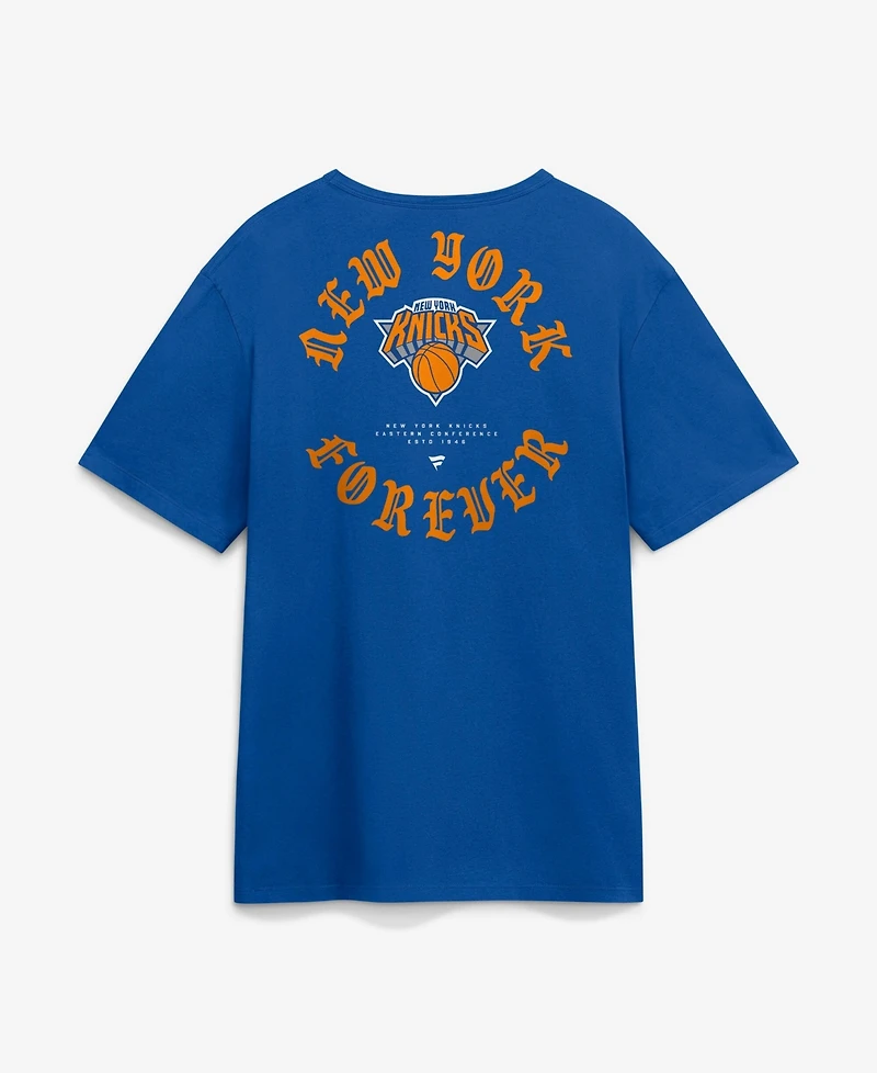Fanatics Men's Blue New York Knicks Forever Legacy Cotton T-Shirt
