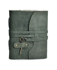 Gnuadz Vintage Handmade Deckle Edge Journal Key Closure