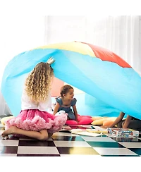 AirFort Beach Ball Blue Inflates in 30 Seconds Children's Indoor Play Tent