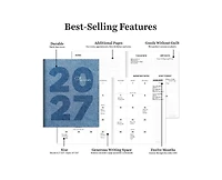 Tf Publishing Paper Goods 2027 Denim Medium Monthly Planner