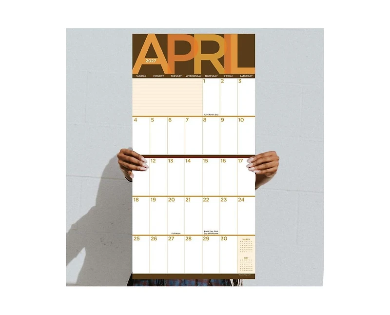 Tf Publishing Paper Goods 2027 Big Print Wall Calendar