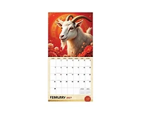 Tf Publishing Paper Goods 2027 Year of the Goat Wall Calendar