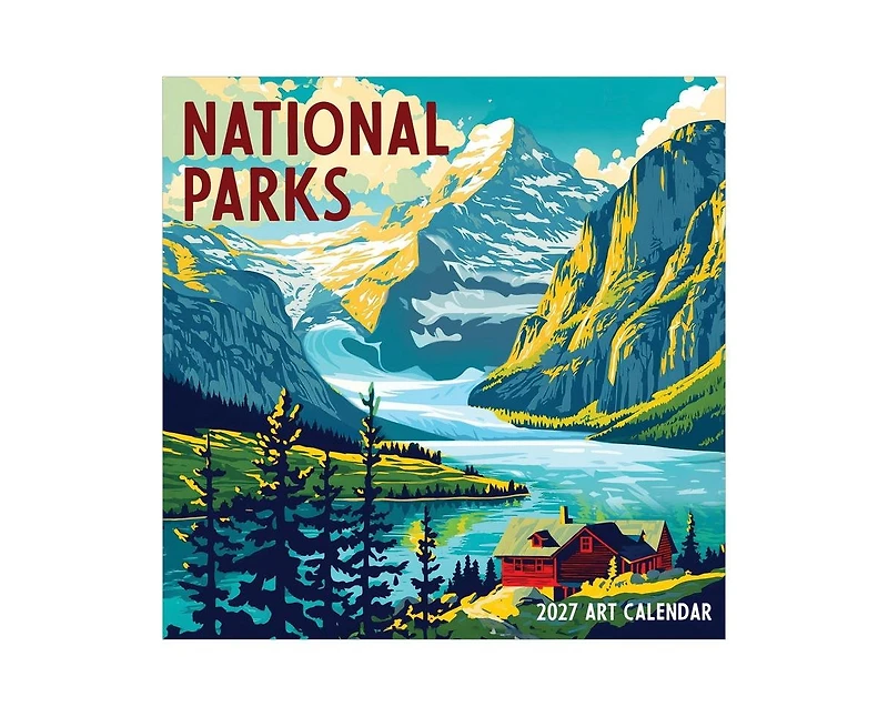 Tf Publishing Paper Goods 2027 National Parks-Art Mini Calendar