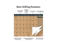 Tf Publishing Paper Goods 2027 Trail Timber Medium Desk Pad Monthly Blotter Calendar
