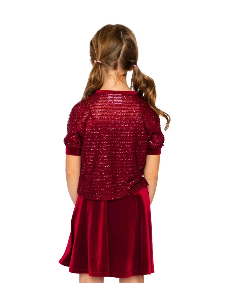Deux par Little and Big Girl 6-14 Fake Layering Top