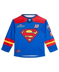 Justice League Superman Boys' 5- 16 Hockey Jersey