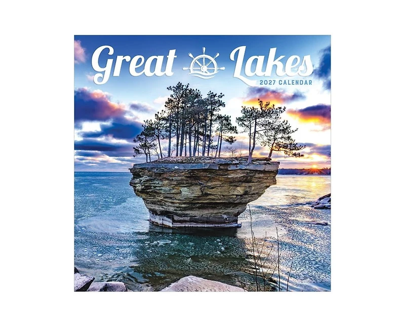 Tf Publishing Paper Goods 2027 Great Lakes Wall Calendar