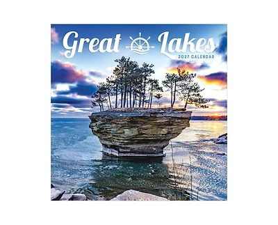 Tf Publishing Paper Goods 2027 Great Lakes Wall Calendar