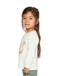 Deux par Toddler Girls 2T- 5T Organic Cotton Long Sleeve T-Shirt