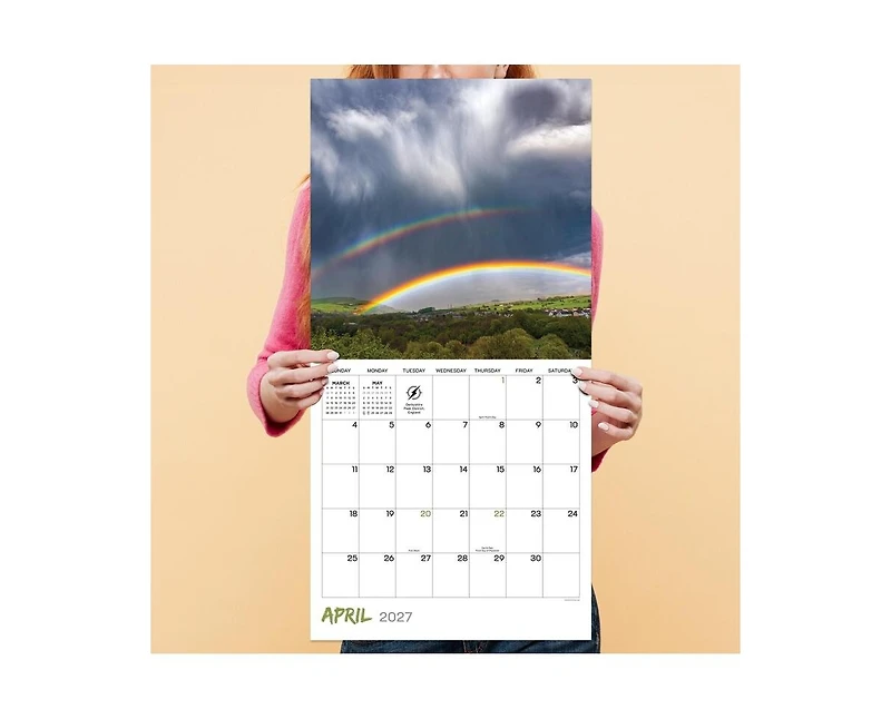 Tf Publishing Paper Goods 2027 Wild Weather Wall Calendar