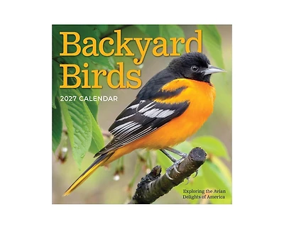 Tf Publishing Paper Goods 2027 Backyard Birds Mini Calendar