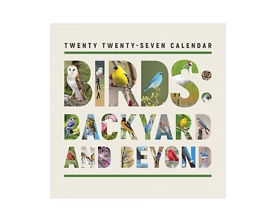 Tf Publishing Paper Goods 2027 Birds Backyard and Beyond Wall Calendar