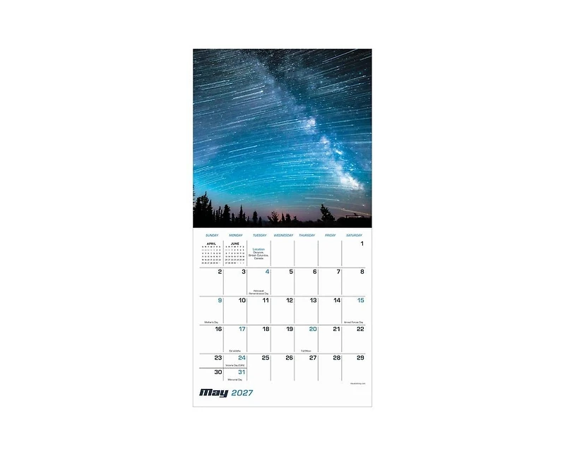 Tf Publishing Paper Goods 2027 Stargazing Mini Calendar