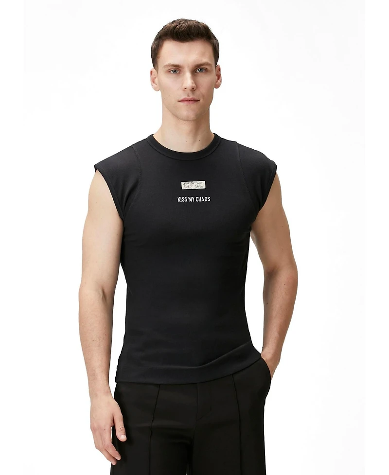 Pcfg Men's Rib Tank Top with Patch