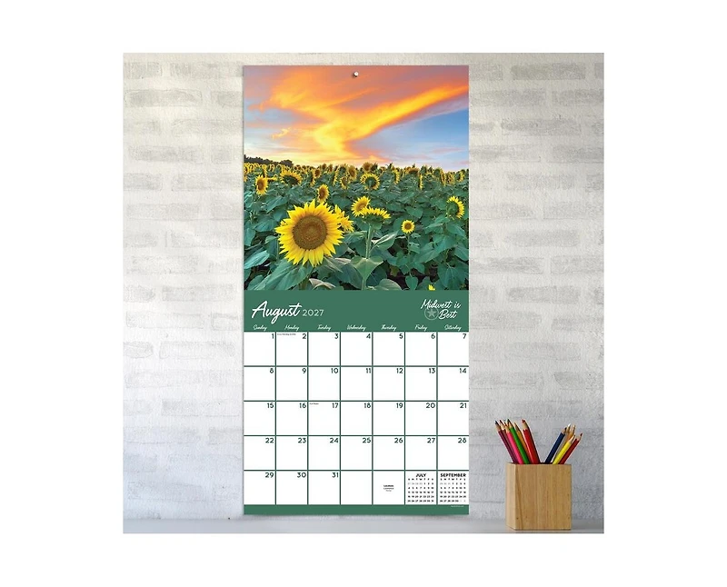 Tf Publishing Paper Goods 2027 Midwest Is Best Wall Calendar